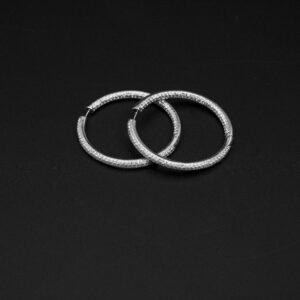 Diamond hoop Earrings