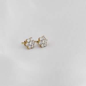Gold Diamond Earrings