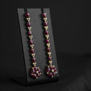 Red Ruby Earrings